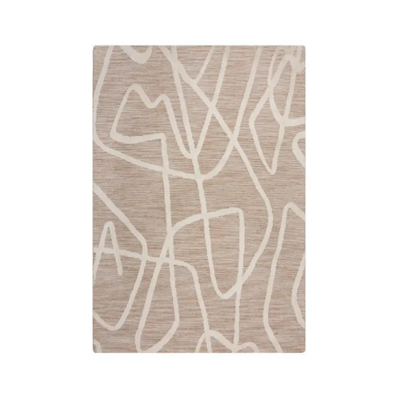 Webteppich 120/170 cm Beige