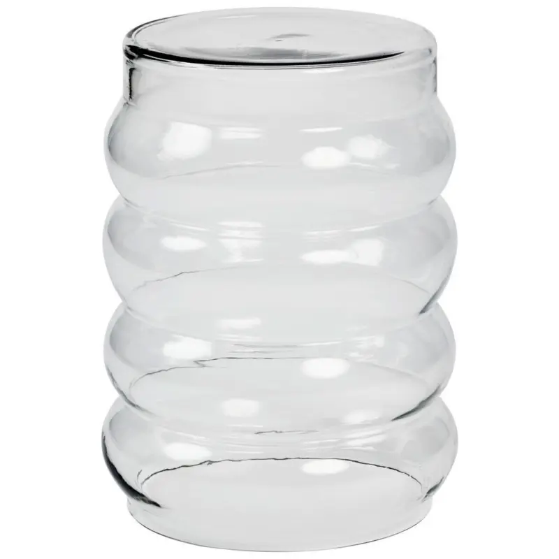 Beistelltisch in Glas 39/39/42 cm