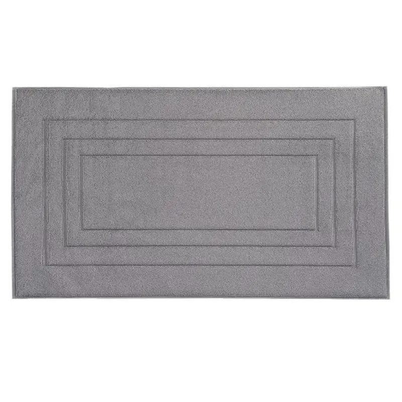 Badematte Edelstahlfarben 67/120 cm