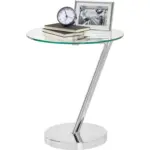 XXXLutz Lauterach - Ihr M&ouml;belhaus bei Bregenz Beistelltisch in Metall, Glas 45/45/52 cm