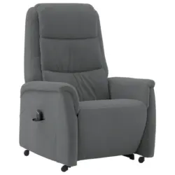 Fernsehsessel in Mikrofaser Grau