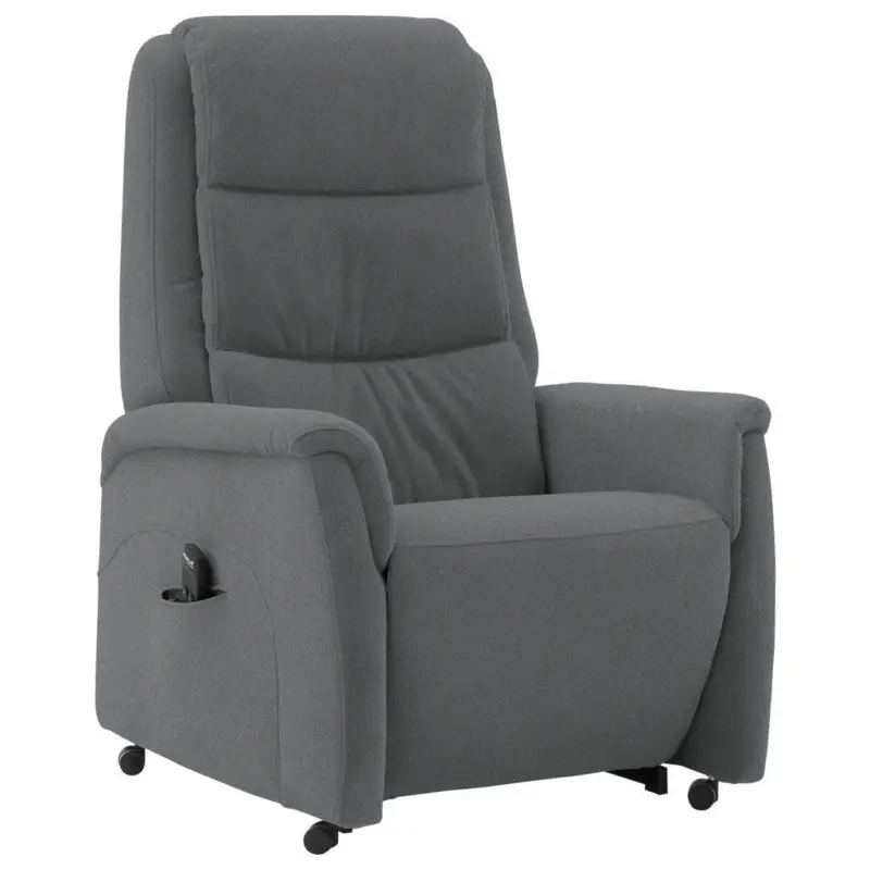 Fernsehsessel in Mikrofaser Grau