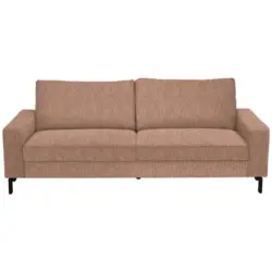 3-Sitzer-Sofa in Flachgewebe Aprikose