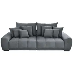 Bigsofa in Feincord Dunkelgrau