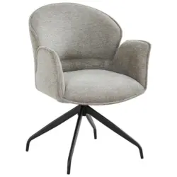 Armlehnstuhl Sitzfl&auml;che 360&deg; drehbar Webstoff