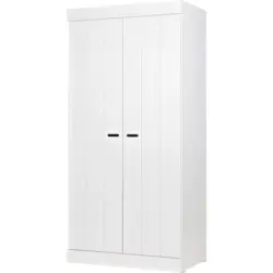 Dreht&uuml;renschrank in Wei&szlig;