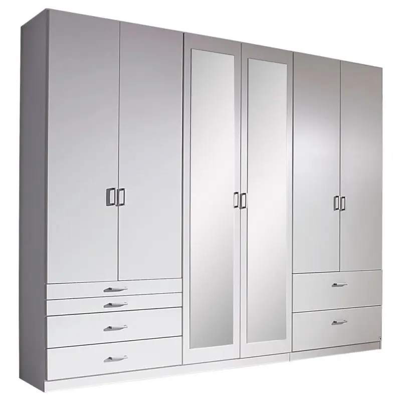 Dreht&uuml;renschrank in Wei&szlig;