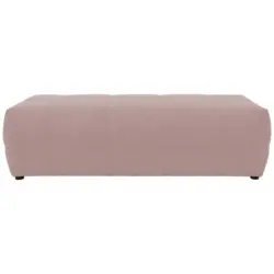 Hocker in Textil Rosa