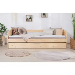 Ausziehbett 90/200 cm in Kieferfarben
