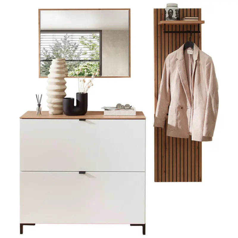 Garderobe 3-teilig in 155/188/37 cm