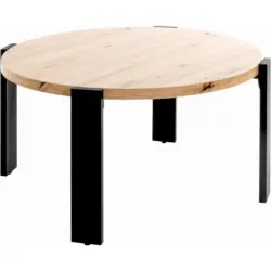 Couchtisch in Metall, Holzwerkstoff 75/75/42 cm