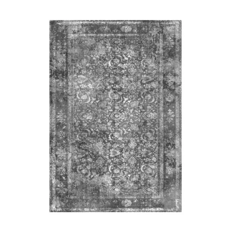 Flachwebeteppich 140/200 cm Vintage 8404 Grau Grau