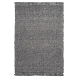 Flachwebeteppich 140/200 cm Anthrazit