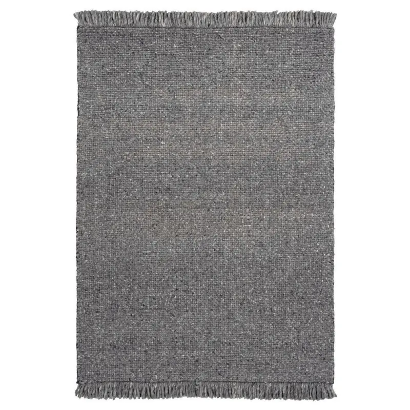 Flachwebeteppich 140/200 cm Anthrazit