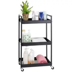 Servierwagen in Schwarz