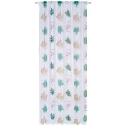 Kindervorhang transparent 140/245 cm