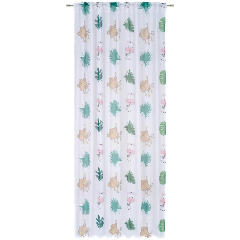 Kindervorhang transparent 140/245 cm