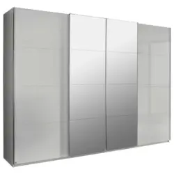 Schwebet&uuml;renschrank in Seidengrau