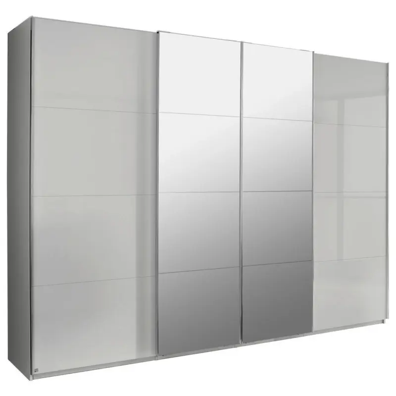 Schwebet&uuml;renschrank in Seidengrau