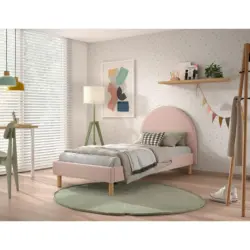Kinder-/Juniorbett 90/200 cm in Rosa