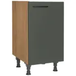 XXXLutz Lauterach - Ihr M&ouml;belhaus bei Bregenz Sp&uuml;lenunterschrank 45,0/87,0/56,0 cm in Gr&uuml;n, Eichefarben