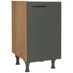 Sp&uuml;lenunterschrank 45,0/87,0/56,0 cm in Gr&uuml;n, Eichefarben