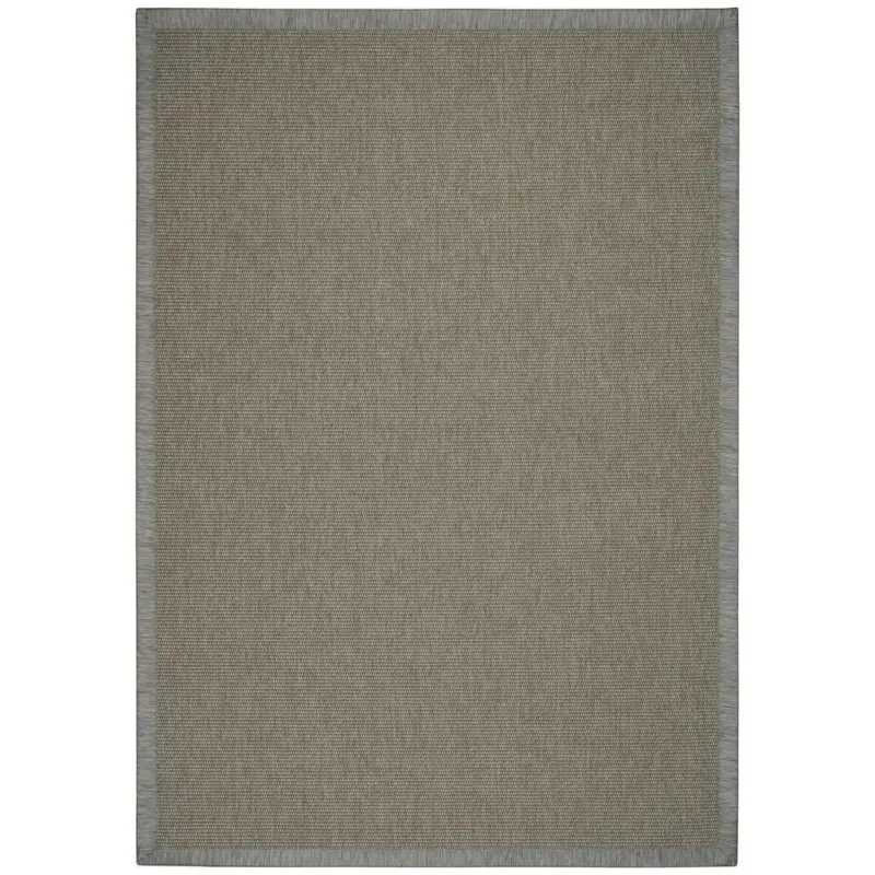 Flachwebeteppich 140/200 cm Chronos Silberfarben