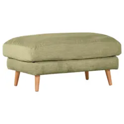 Hocker in Textil Hellgr&uuml;n