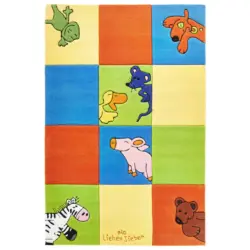 Kinderteppich 110/170 cm Die lieben Sieben