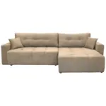 XXXLutz Lauterach - Ihr M&ouml;belhaus bei Bregenz Ecksofa Laguna in Frottee Braun 260/143 cm