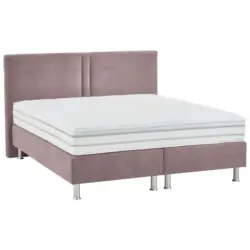 Boxspringbett 160/200 cm in Altrosa