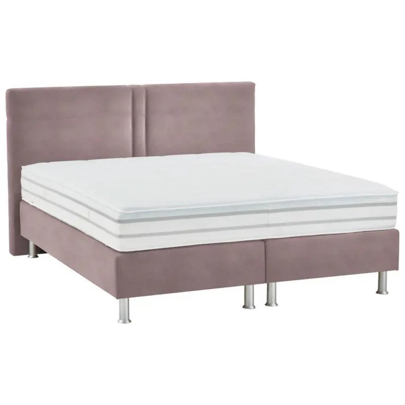 Boxspringbett 160/200 cm in Altrosa