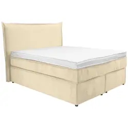 Boxspringbett 140/200 cm in Creme