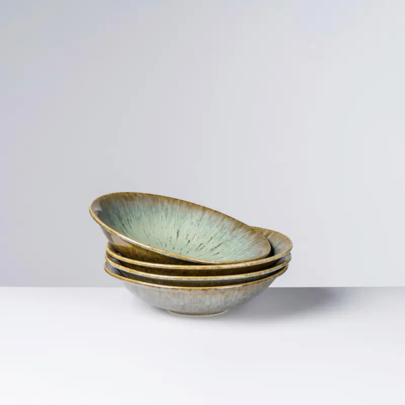 Suppentellerset Flussufer 4-teilig