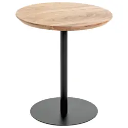 Beistelltisch in Holz, Metall 40/40/45 cm