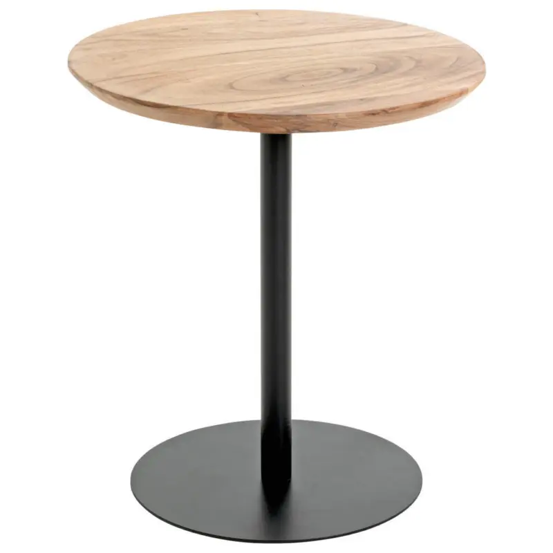 Beistelltisch in Holz, Metall 40/40/45 cm