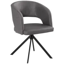 Armlehnstuhl Stoffauswahl, Sitzfl&auml;che 360&deg; drehbar, inklusive Armlehnen, automatische R&uuml;ckholfunktion Samt