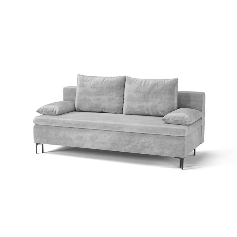 Schlafsofa Roxy in Flachgewebe Grau