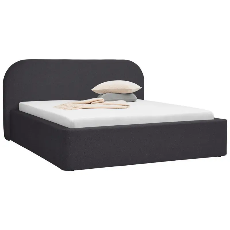 Polsterbett Anthrazit 140/200 cm
