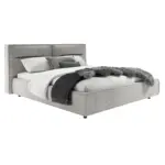 XXXLutz Lauterach - Ihr M&ouml;belhaus bei Bregenz Polsterbett gepolstertes Kopfteil Silberfarben 160/200 cm