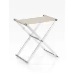 XXXLutz Lauterach - Ihr M&ouml;belhaus bei Bregenz Klapphocker in Metall, Textil Chromfarben, Beige