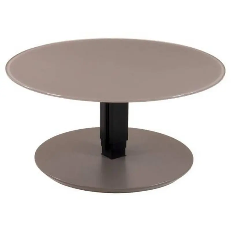 Couchtisch in Metall, Glas, Holzwerkstoff 80/80/39(76) cm