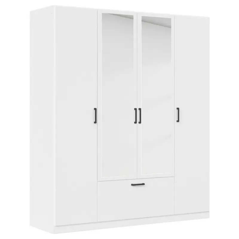 Kleiderschrank in Wei&szlig;