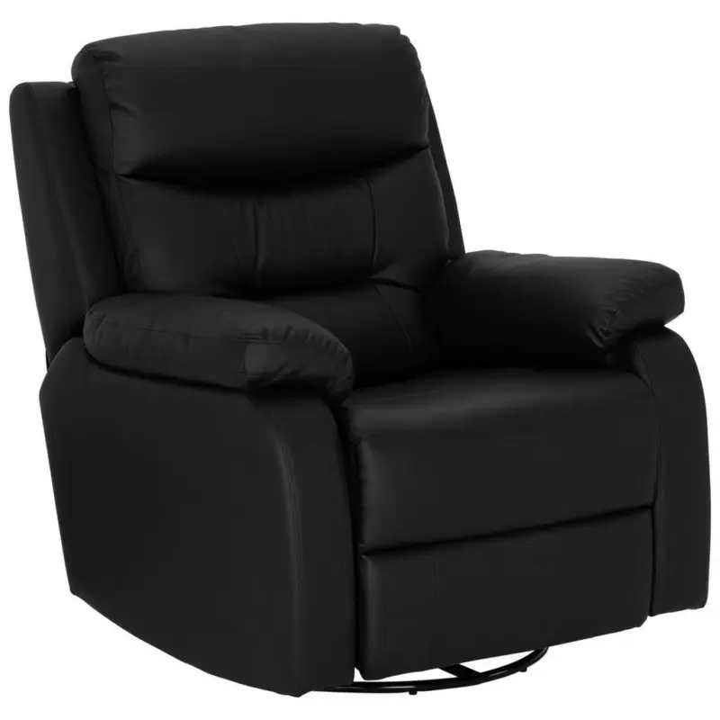 Relaxsessel in Textil Schwarz