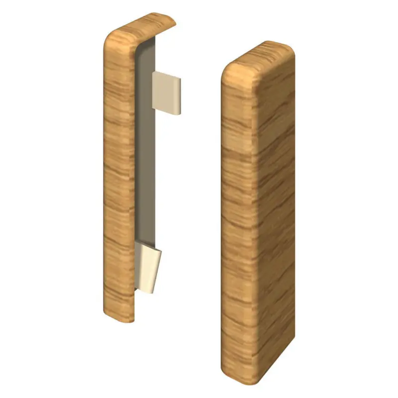 Sockelleistenendst&uuml;ck Braun, Eichefarben