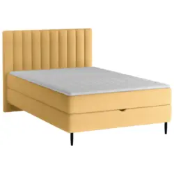 Boxbett 120/200 cm in Gelb