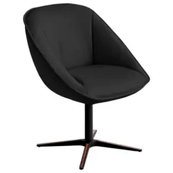 Armlehnstuhl Beinauswahl, Lederauswahl, Stoffauswahl, inklusive Armlehnen, automatische R&uuml;ckholfunktion, gepolsterte Armlehnen, Sitzfl&auml;che 320&deg; drehbar Echtleder