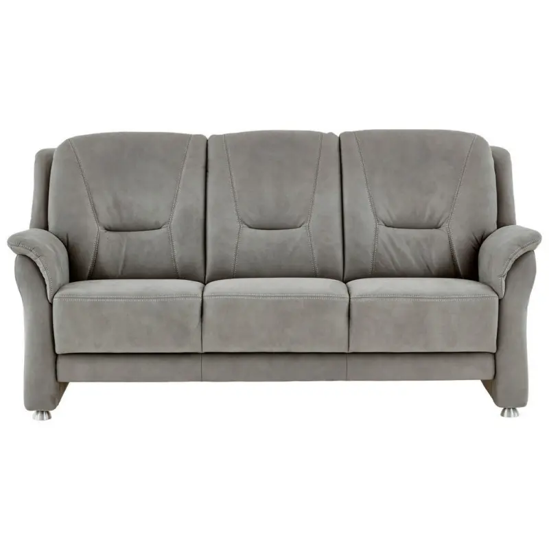 3-Sitzer-Sofa in Mikrofaser Grau