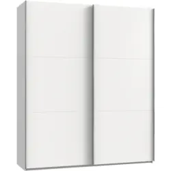 Schwebet&uuml;renschrank in Wei&szlig;