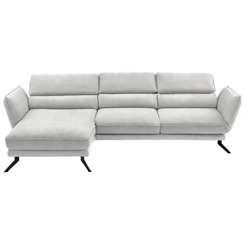 Ecksofa Valdera in Velours Creme 153/283 cm